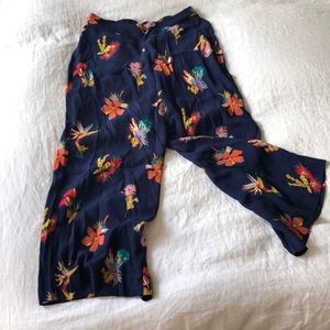 Madewell Large Floral Print Pants